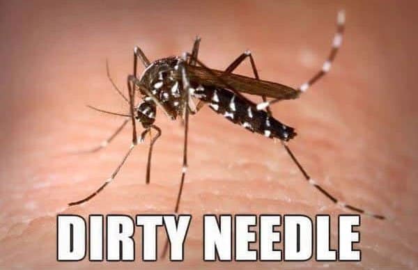 Dirty needle