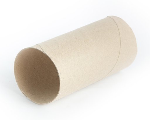 Toilet paper roll chew toy