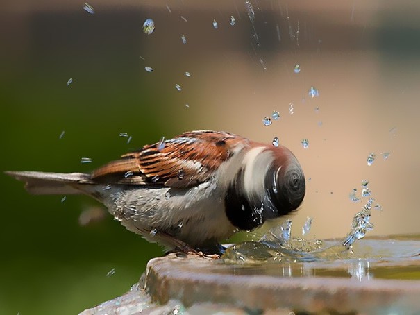 Shake bird