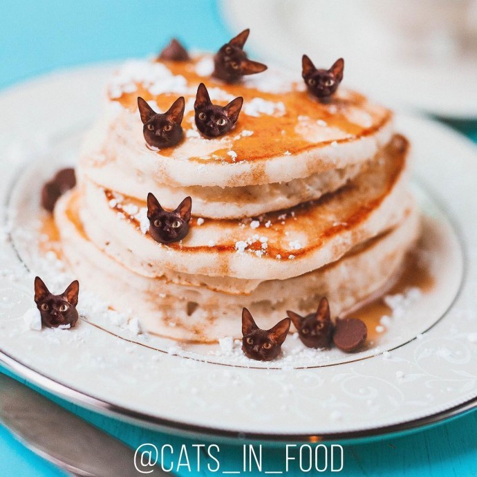 Russian Artist Photoshops Cats Into Food, and the Results Are Pu