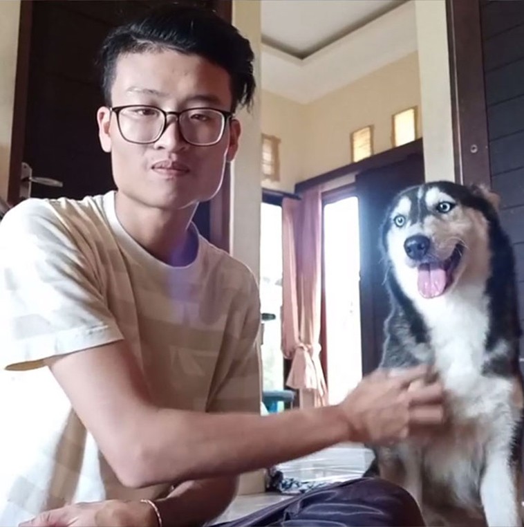Man Found a Sick Stray Dog and nursed her to health