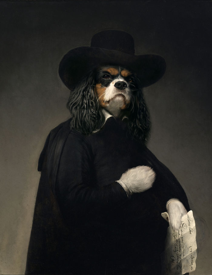 Markus Pilgrim; Artist Inserts Animals Characters Into Vintage Portraits Of Aristocrats