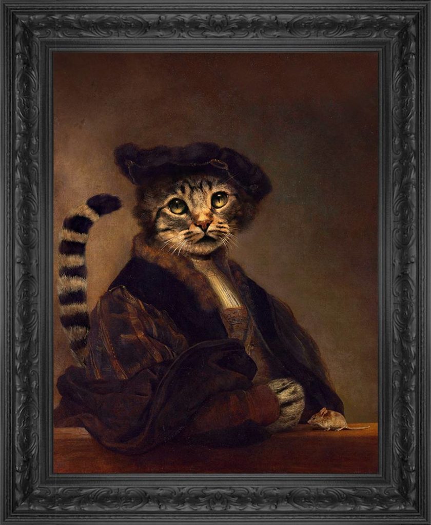 Markus Pilgrim; Artist Inserts Animals Characters Into Vintage Portraits Of Aristocrats