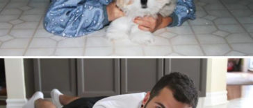 Adorable Before-And-After Photos Of Dogs And Their Owners Growing Together