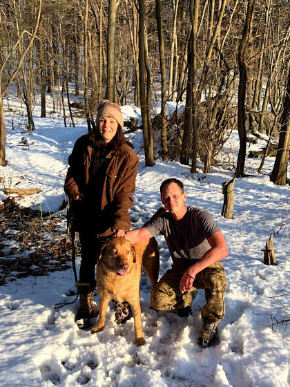 Owner And Dog Leap Into Icy Lake To Save Trapped Pups