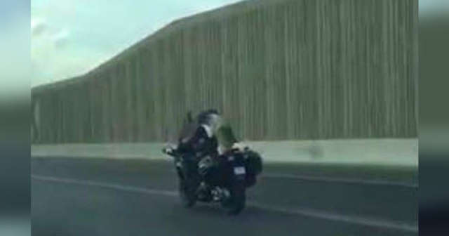 Guy Brings His Husky Friend On Cross-Country Motorcycle Trip