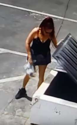 Video of a Woman Suspected of Dumping Puppies in Coachella