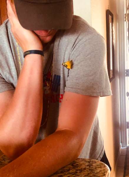 College Guy Gets A Magical Visit From A Yellow Butterfly