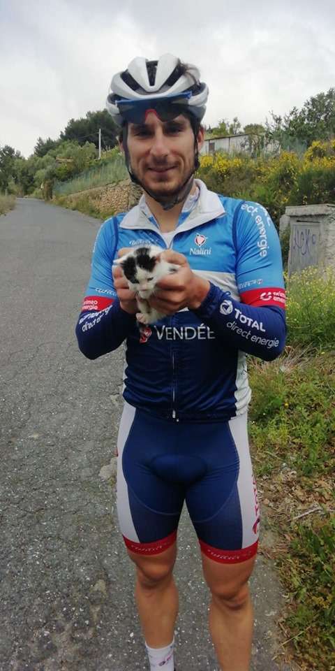 A Cyclist Finds A Stray Cat That Transformed His whole Life