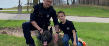 9 Y.O. Helps Raise 95k Dollars To Help Buy Protective Vests For the Police K-9 Unit